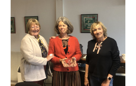 Trophée du Hurepoix pour notre enseignante